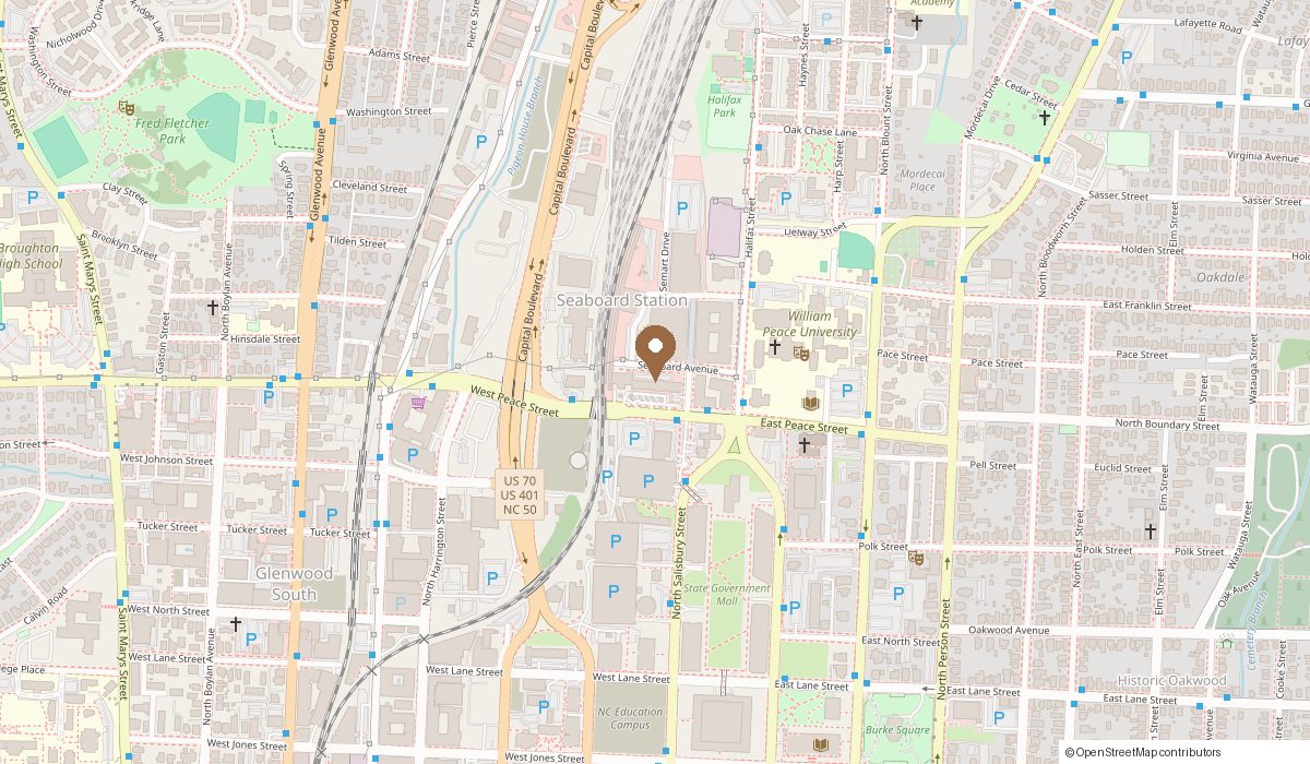 Map: 111 Seaboard Ave. STE 100, Raleigh, NC 27604